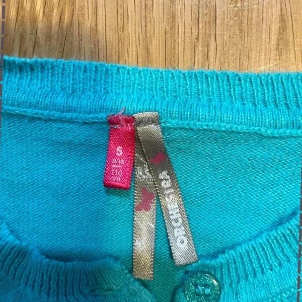 Turquoise blue Orchestra girl's bolero vest 5 years – Very good condition – photo 2